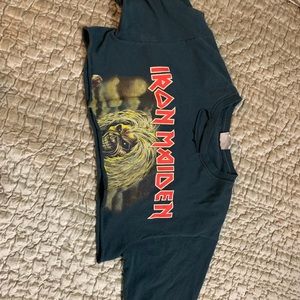 vintage iron maidan crop tee